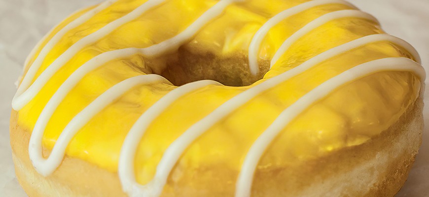 Лимонная глазурь (курд) для пончиков